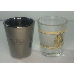 2  Luxor Casino , Las Vegas Shot Glasses